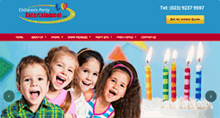 Desktop Screenshot of childrensentertainer.biz